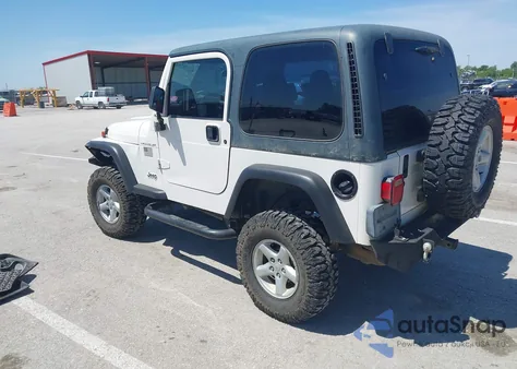 2002 Jeep Wrangler X from USA, damaged, VIN 1J4FA39S32P721589